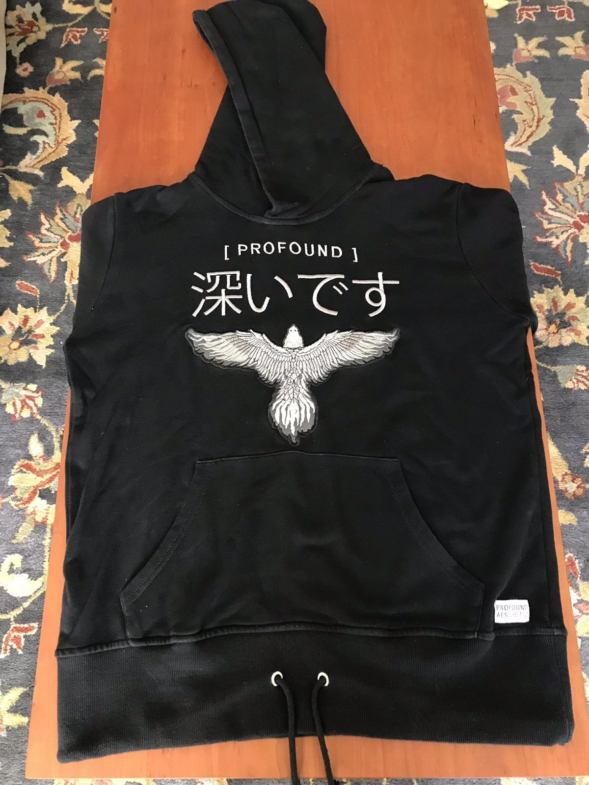 Profound Aesthetic Embroidered Eagle Hoodie Size US M / EU 48-50 / 2 - 2 Thumbnail