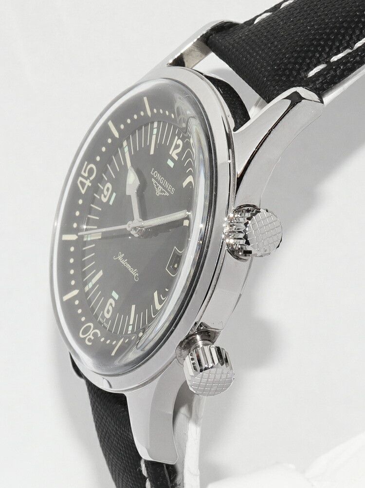 Longines Longines Longines Heritage Legend Diver Stainless Steel Metal Automatic L3.774.4.50 DUTY FREE for USA Size ONE SIZE - 4 Thumbnail