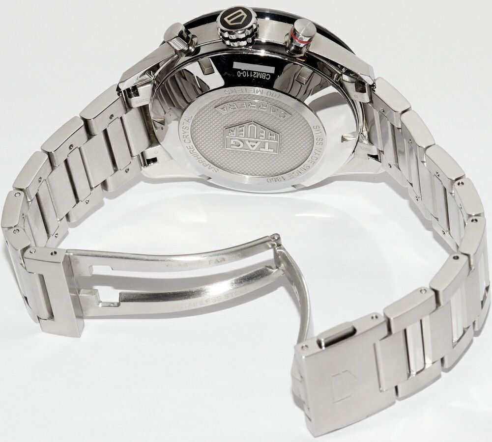 Tag Heuer TAG Heuer TAG Heuer Carrera Calibre 16 Stainless Steel Chronograph Metal Automatic CBM2110-0 BA0651 DUTY FREE for USA Size ONE SIZE - 2 Thumbnail