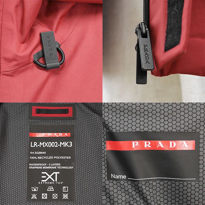 Prada Prada Prada EXTREME TECHS 3-Layer Waterproof Recycled Polyester Jacket Others Outerwear DUTY FREE for USA Size ONE SIZE - 9 Thumbnail