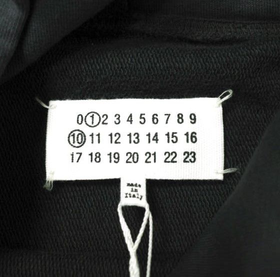 Maison Margiela Maison Martin Margiela Maison Margiela LOGO COTTON FLEECE Hoodie Cotton Sweatshirts & Hoodies S51GU0124 S25520 DUTY FREE for USA Size ONE SIZE - 5 Thumbnail