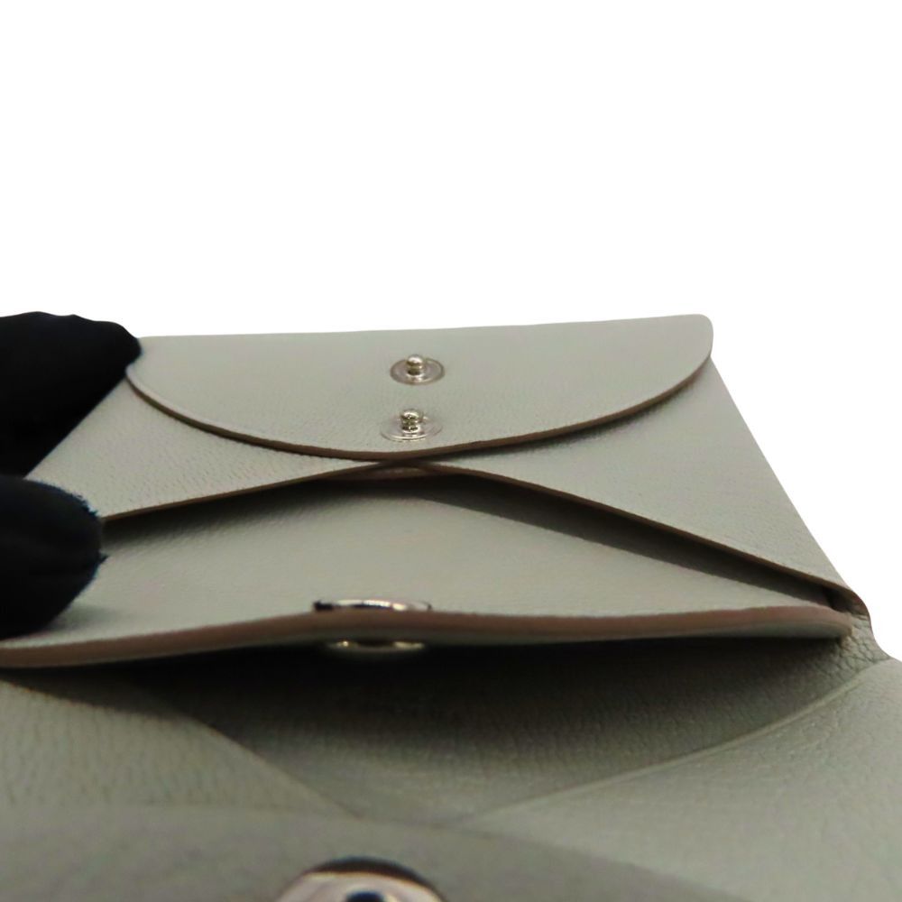 Hermes Hermes Hermes Calvi Duo Chevre Card Case Coin Case Leather Coin Case Stamp W (2024) DUTY FREE for USA Size ONE SIZE - 8 Thumbnail