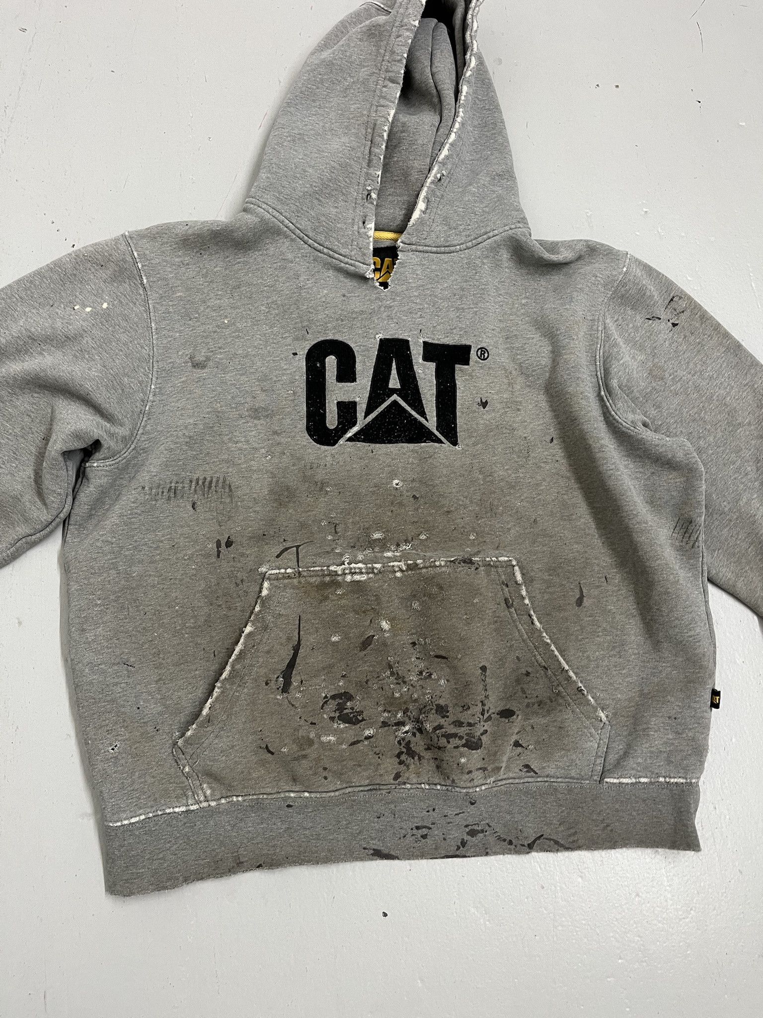 Vintage Vintage Distressed Thrashed Cat Hoodie Size XL Size US XL / EU 56 / 4 - 3 Thumbnail