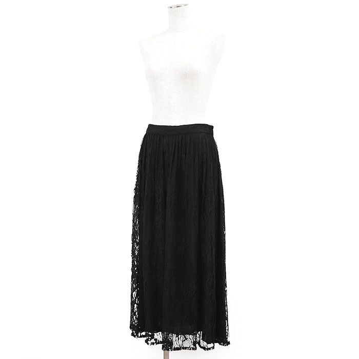 Celine Celine Celine Snake Pattern Lace Cotton Nylon Skirt Cotton Skirts 2J075483F DUTY FREE for USA Size ONE SIZE - 2 Thumbnail