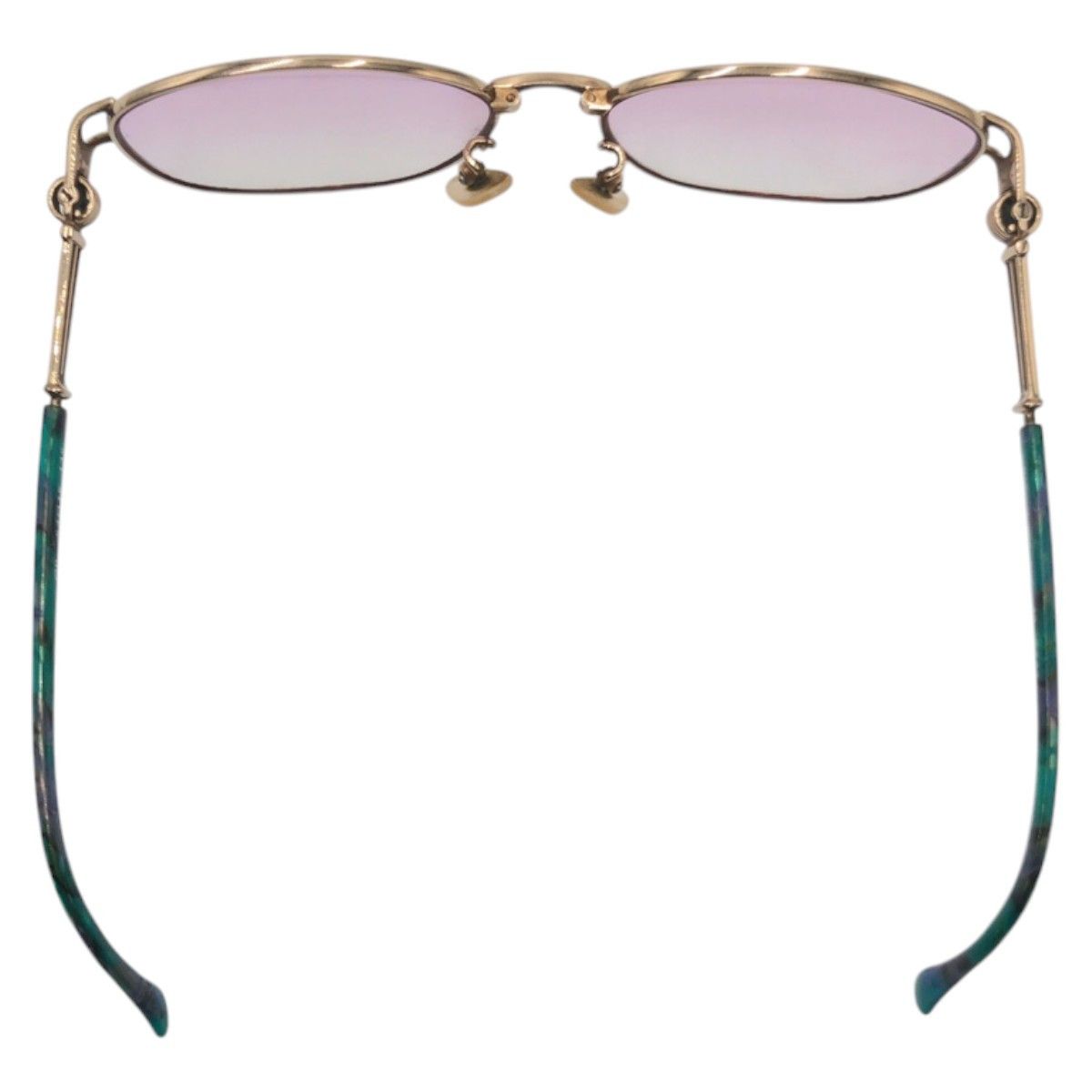 Yves Saint Laurent Yves Saint Laurent Yves Saint Laurent Metal Sunglasses Frame Metal Glasses CP 54◻︎15 135 30-6722 DUTY FREE for USA Size ONE SIZE - 10 Thumbnail
