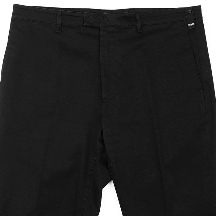 Fendi Fendi Fendi Cotton Twill Trousers Cotton Pants DUTY FREE for USA Size ONE SIZE - 2 Thumbnail