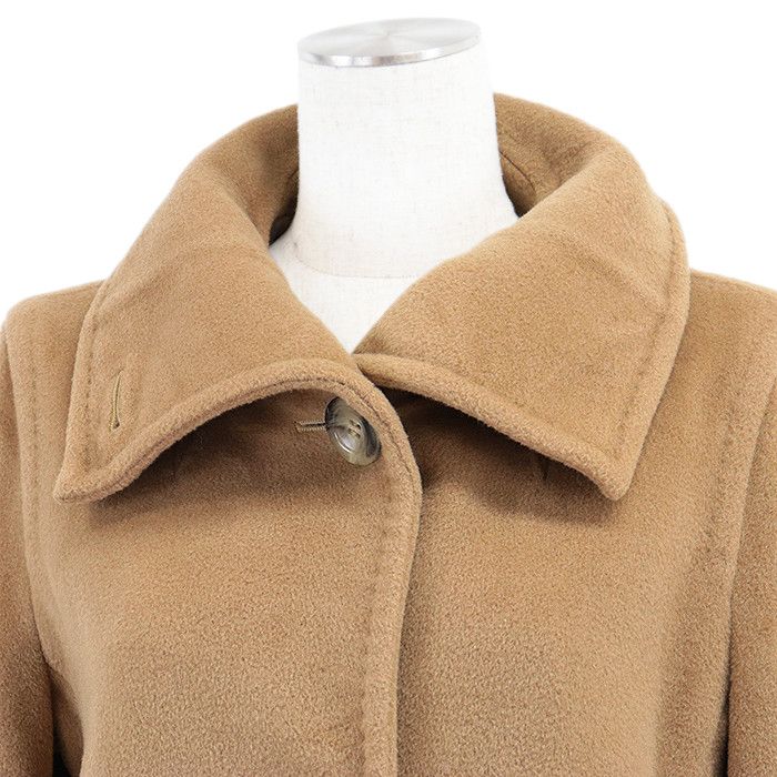 Max Mara MaxMara MaxMara 100% Wool Coat Leather Outerwear 1600016 DUTY FREE for USA Size ONE SIZE - 2 Thumbnail