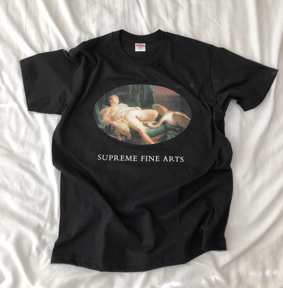 Supreme Supreme SS19 Leda and the Swan Tee Black Grailed