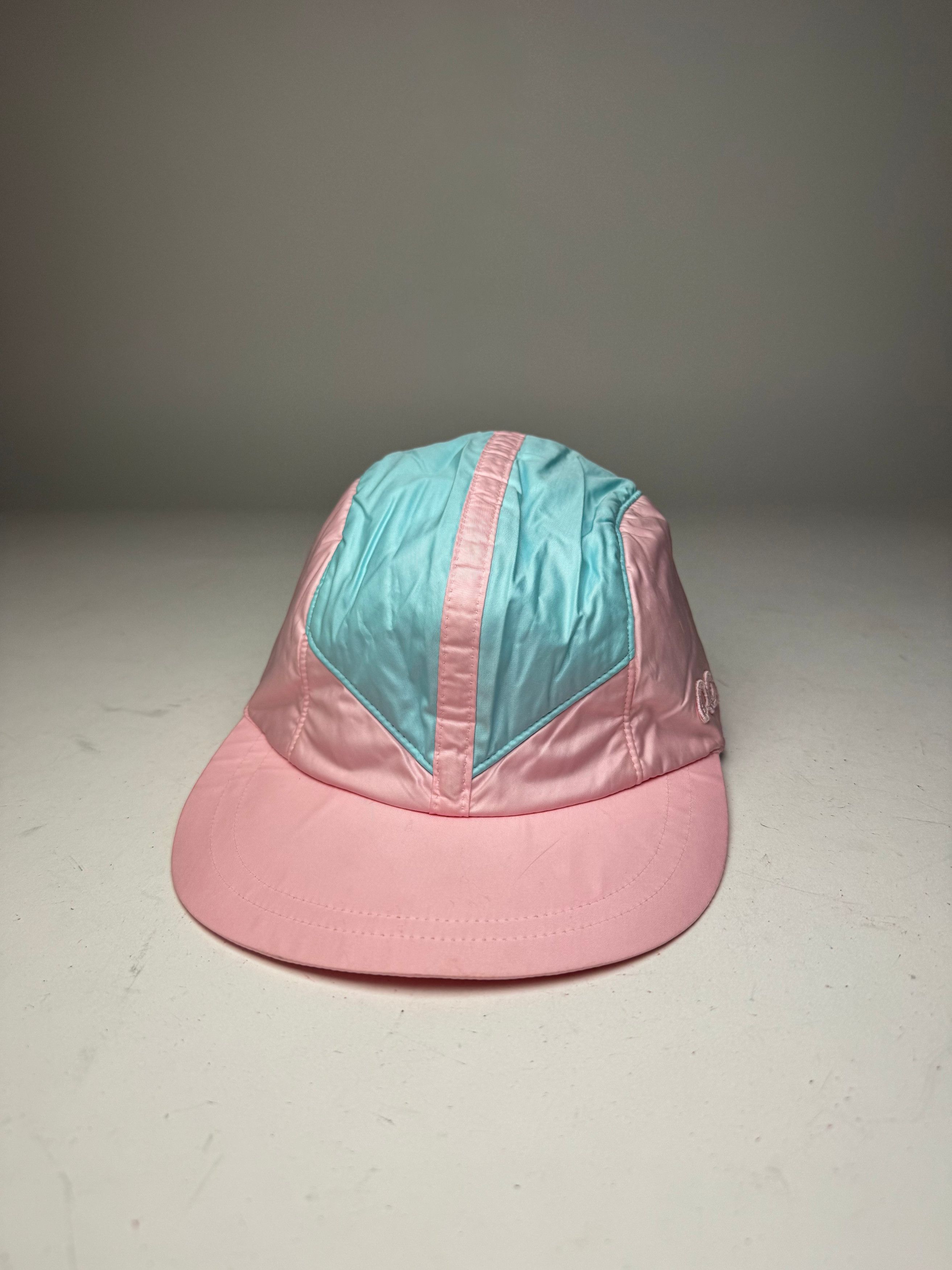 Courreges Vintage Polyester SnapBack Turquoise Pink Size ONE SIZE - 5 Thumbnail