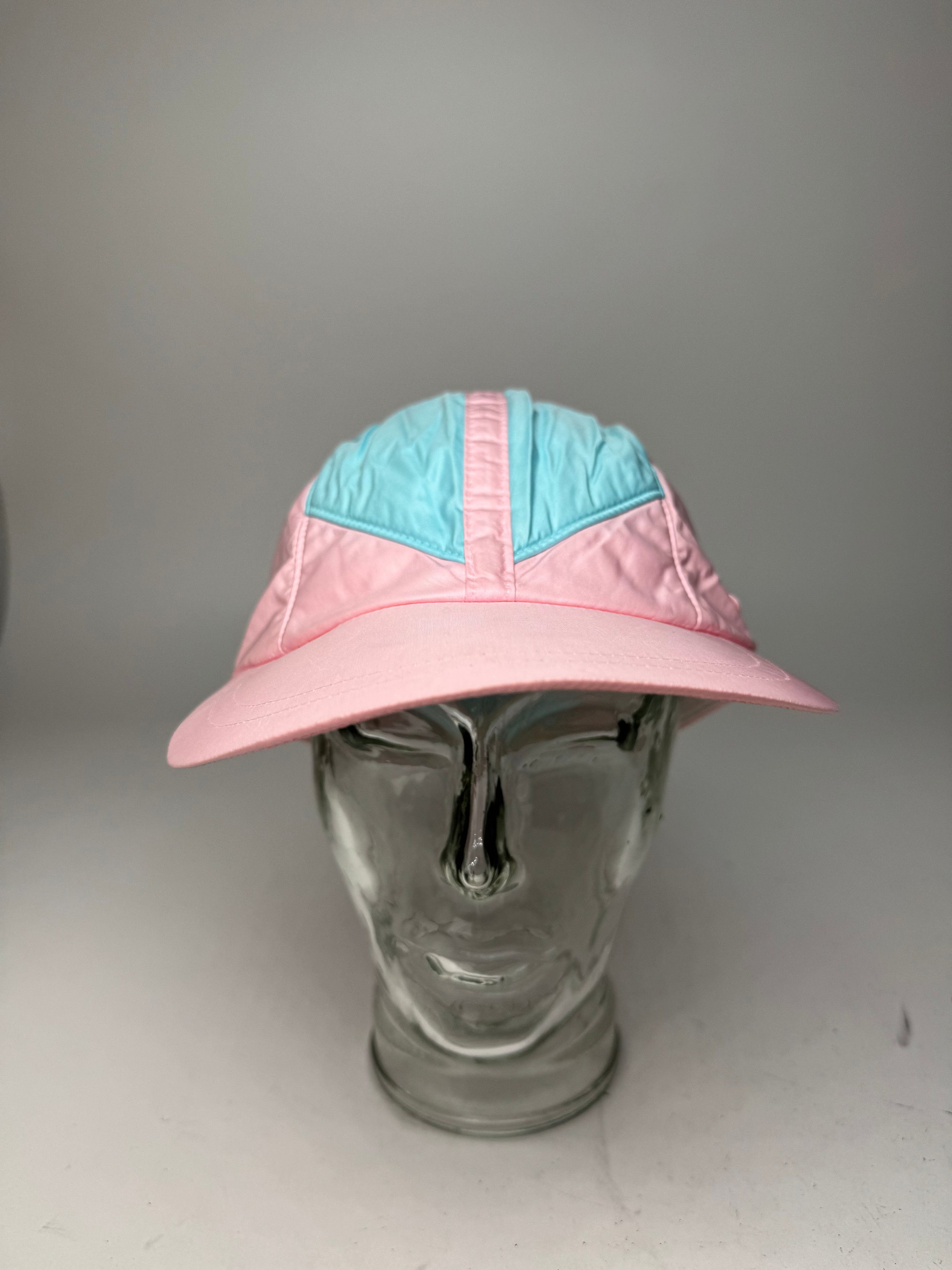 Courreges Vintage Polyester SnapBack Turquoise Pink Size ONE SIZE - 11 Thumbnail