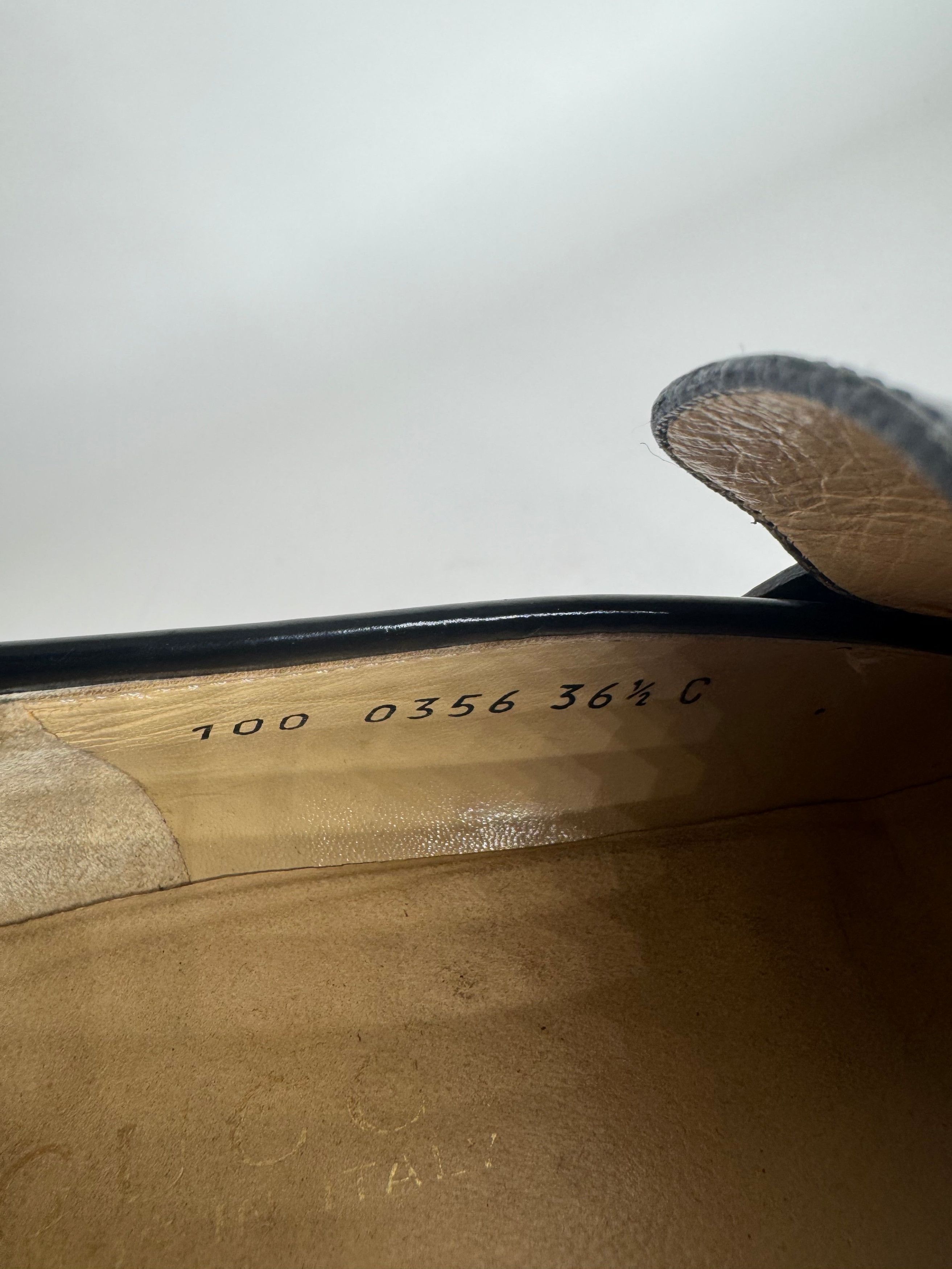 Gucci Vintage Patent Leather Horsebit Pumps EU36,5 Size US 5 / IT 35 - 6 Thumbnail