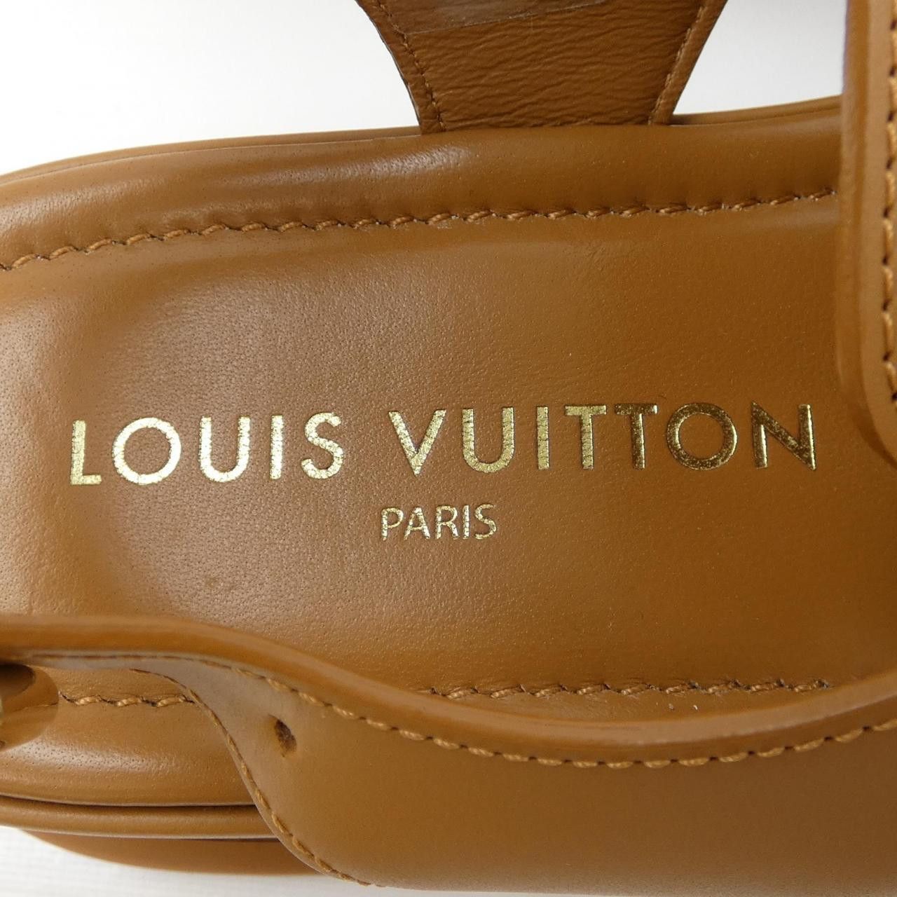 Louis Vuitton Louis Vuitton Louis Vuitton Maya Line Calf Leather Sandals Leather Shoes DUTY FREE for USA Size ONE SIZE - 6 Thumbnail