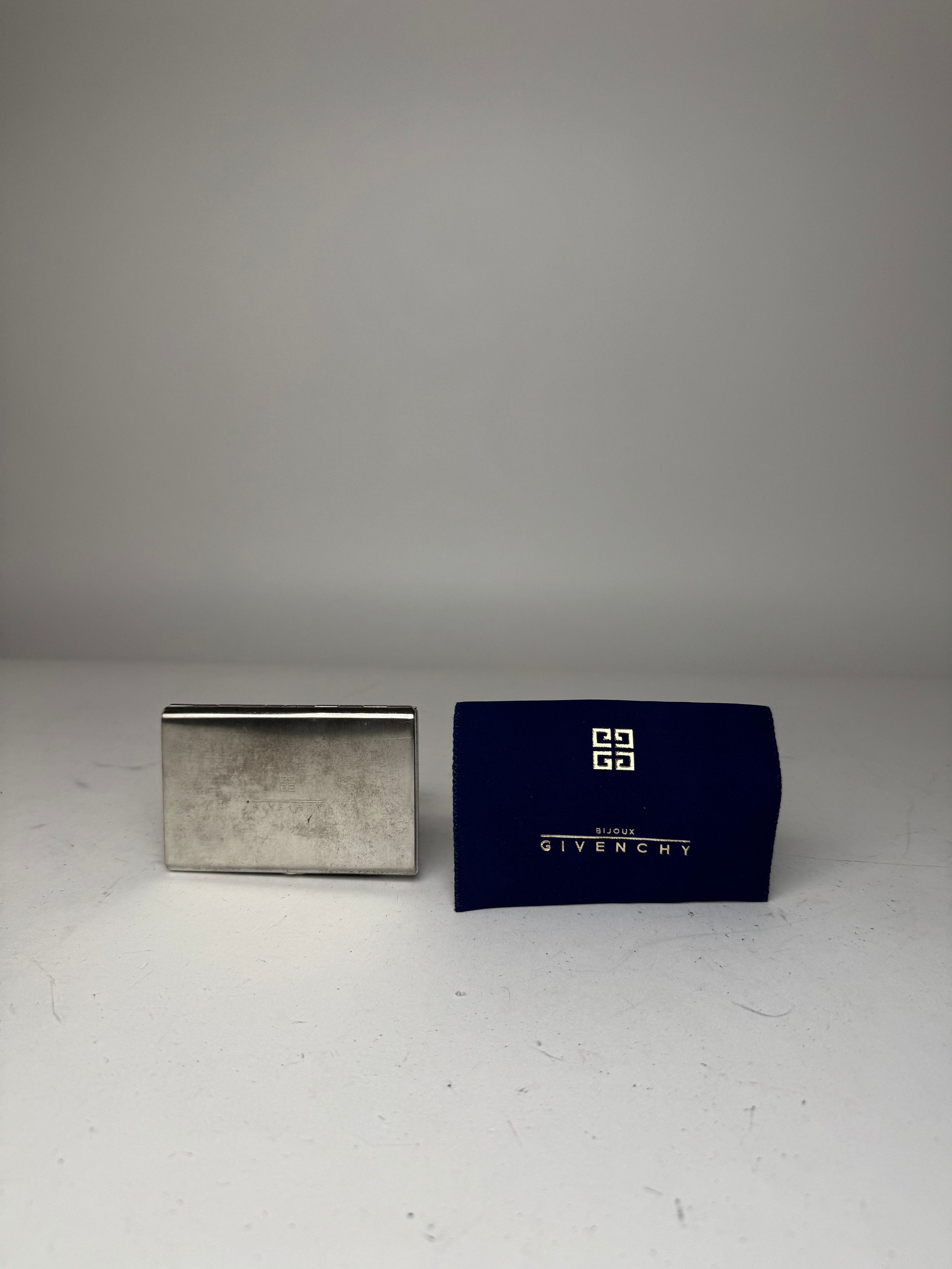 Givenchy Vintage Metal Card Holder / Cigarette Case Silver Size ONE SIZE - 10 Thumbnail