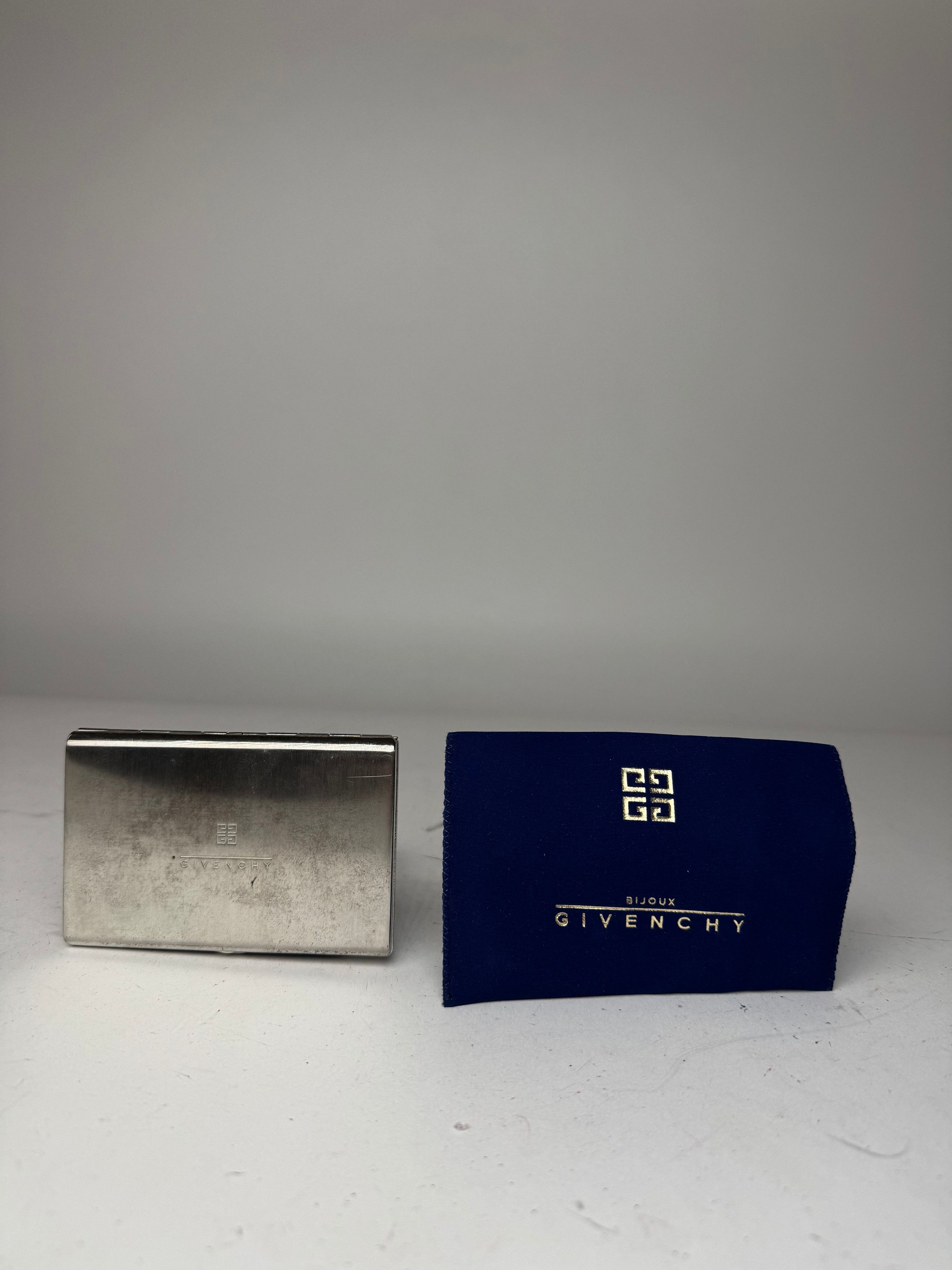 Givenchy Vintage Metal Card Holder / Cigarette Case Silver Size ONE SIZE - 4 Thumbnail