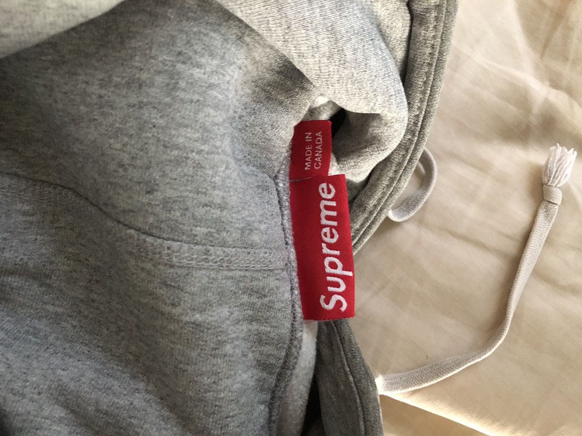 Supreme Red on Grey Box Logo Hoodie FW12 Size US M / EU 48-50 / 2 - 3 Thumbnail