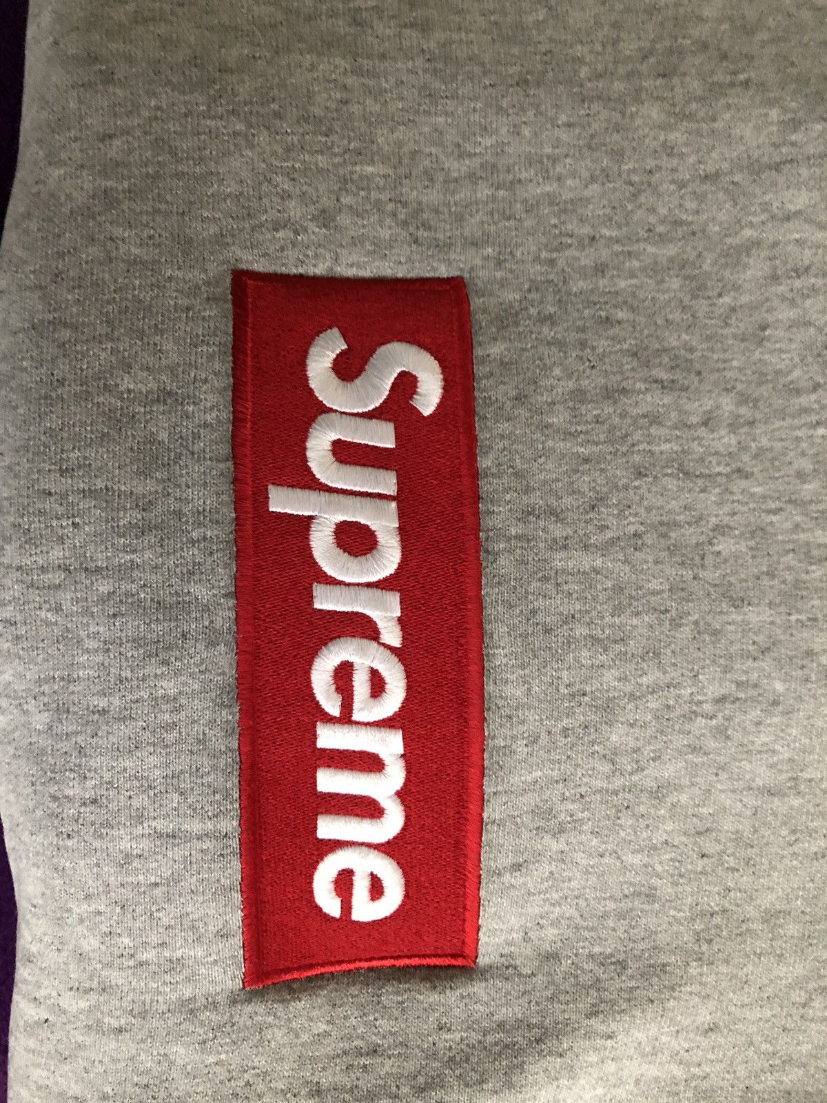 Supreme Red on Grey Box Logo Hoodie FW12 Size US M / EU 48-50 / 2 - 2 Thumbnail
