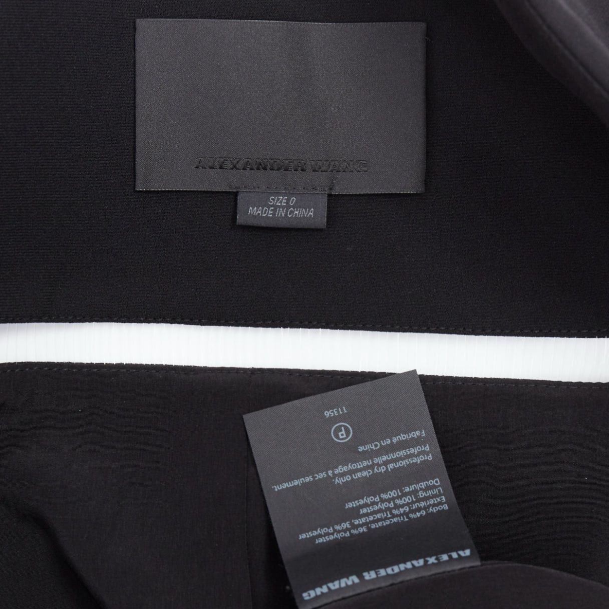 Alexander Wang ALEXANDER WANG black fish wise tcut out long blazer jacket US0 XS Size XS / US 0-2 / IT 36-38 - 8 Thumbnail