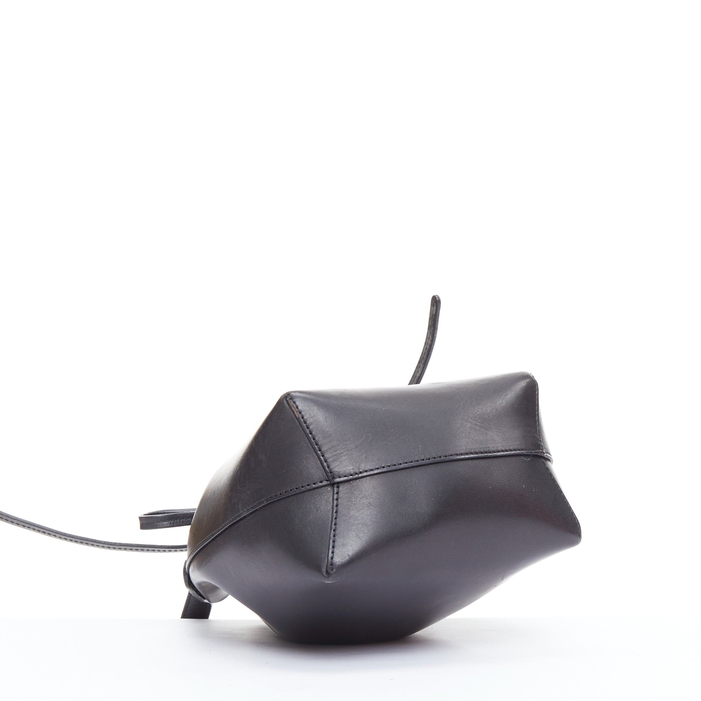 Mansur Gavriel MANSUR GAVRIEL 2015 black smooth leather gold studs mini bucket bag Size ONE SIZE - 6 Thumbnail