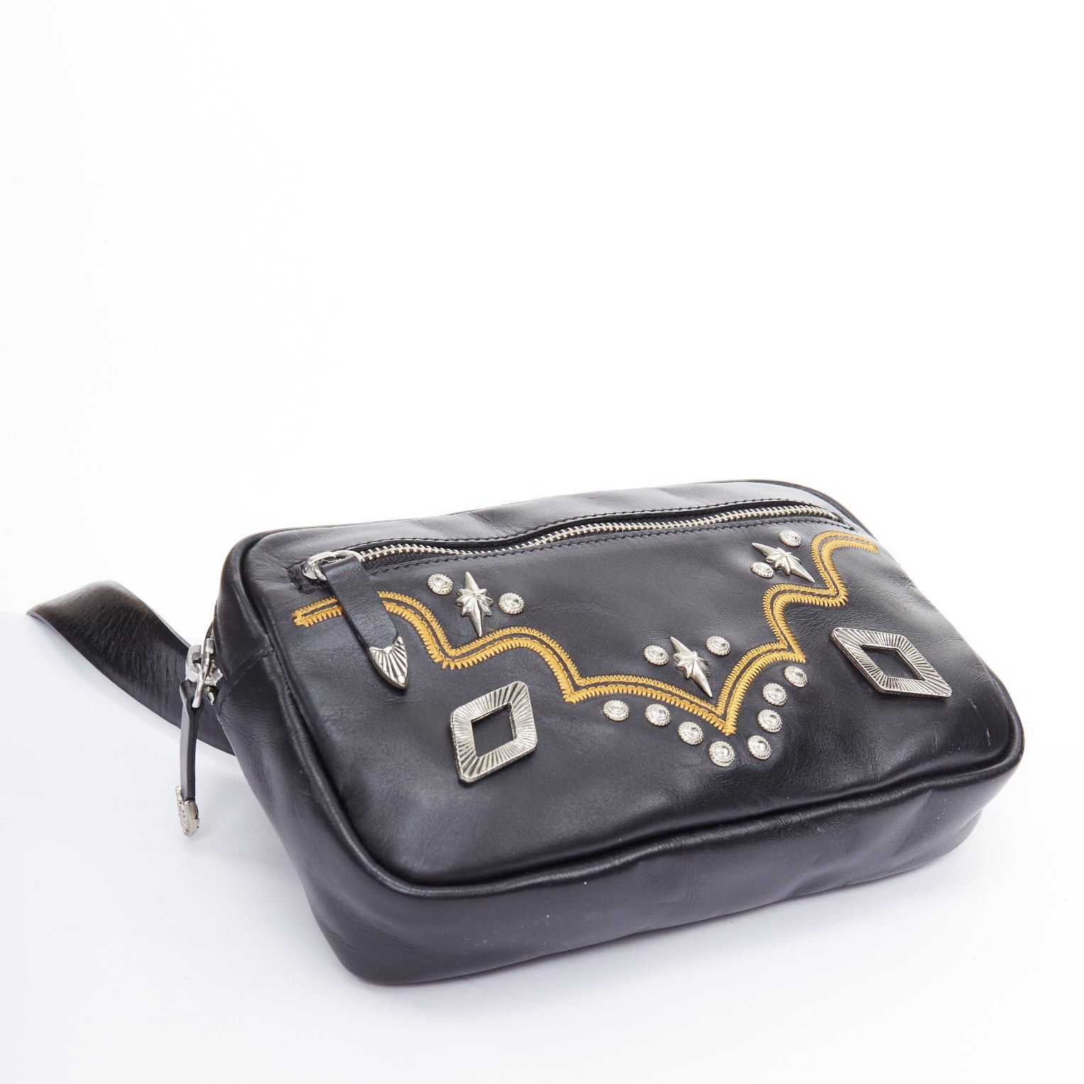 Toga TOGA ARCHIVES Pulla black western embroidered hardware belt bag Size ONE SIZE - 5 Thumbnail