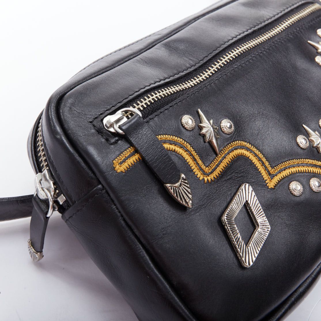 Toga TOGA ARCHIVES Pulla black western embroidered hardware belt bag Size ONE SIZE - 7 Thumbnail