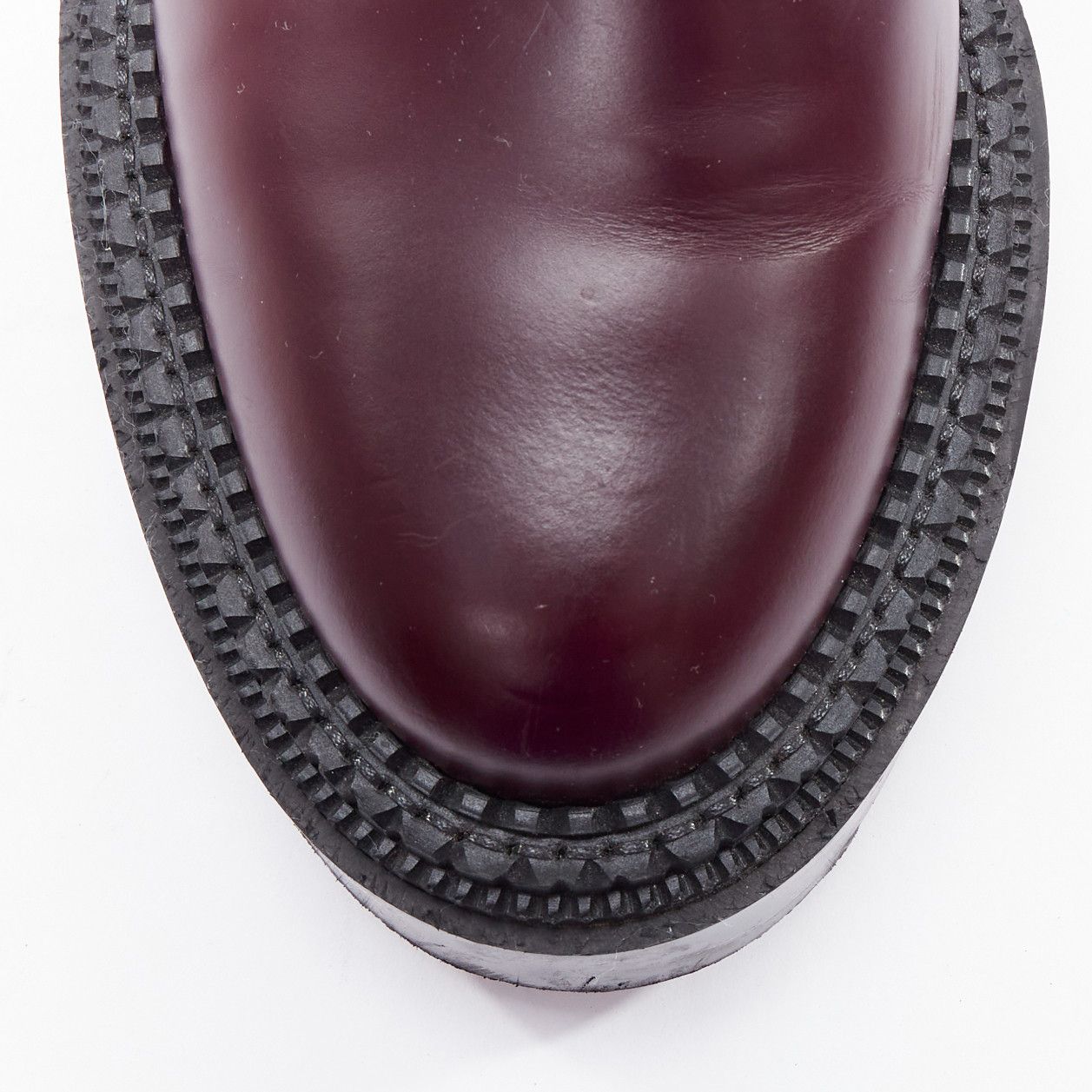 Undercover UNDERCOVER ADIEU 2018 Derby burgundy chunky platform creepers EU38 Size US 8 / IT 38 - 6 Thumbnail