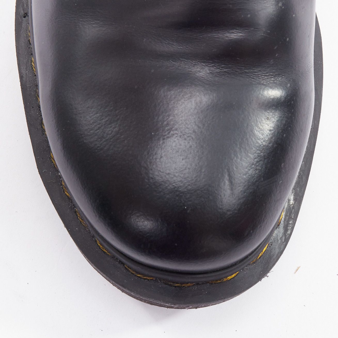 Vetements VETEMENTS DR MARTENS 2017 Border Line 1490 black leather laceless combat boots EU38 Size US 8 / IT 38 - 6 Thumbnail