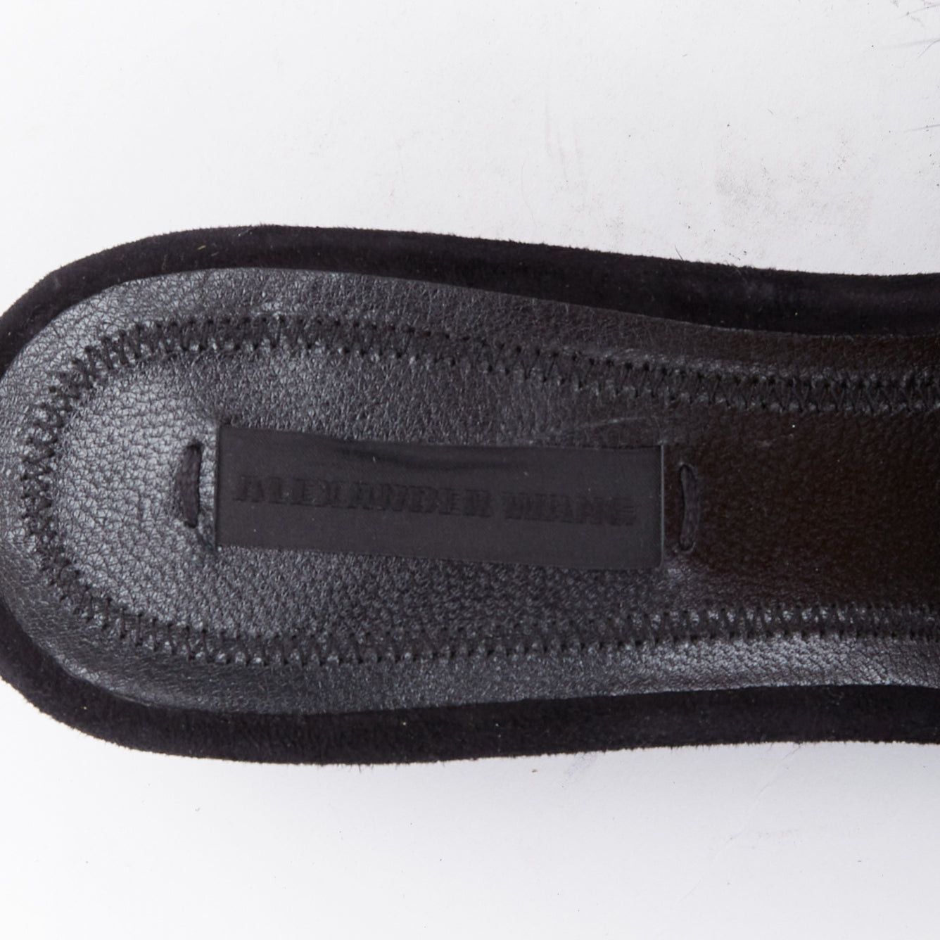 Alexander Wang ALEXANDER WANG Lou black feather embellished suede mules EU37.5 Size US 7.5 / IT 37.5 - 9 Thumbnail