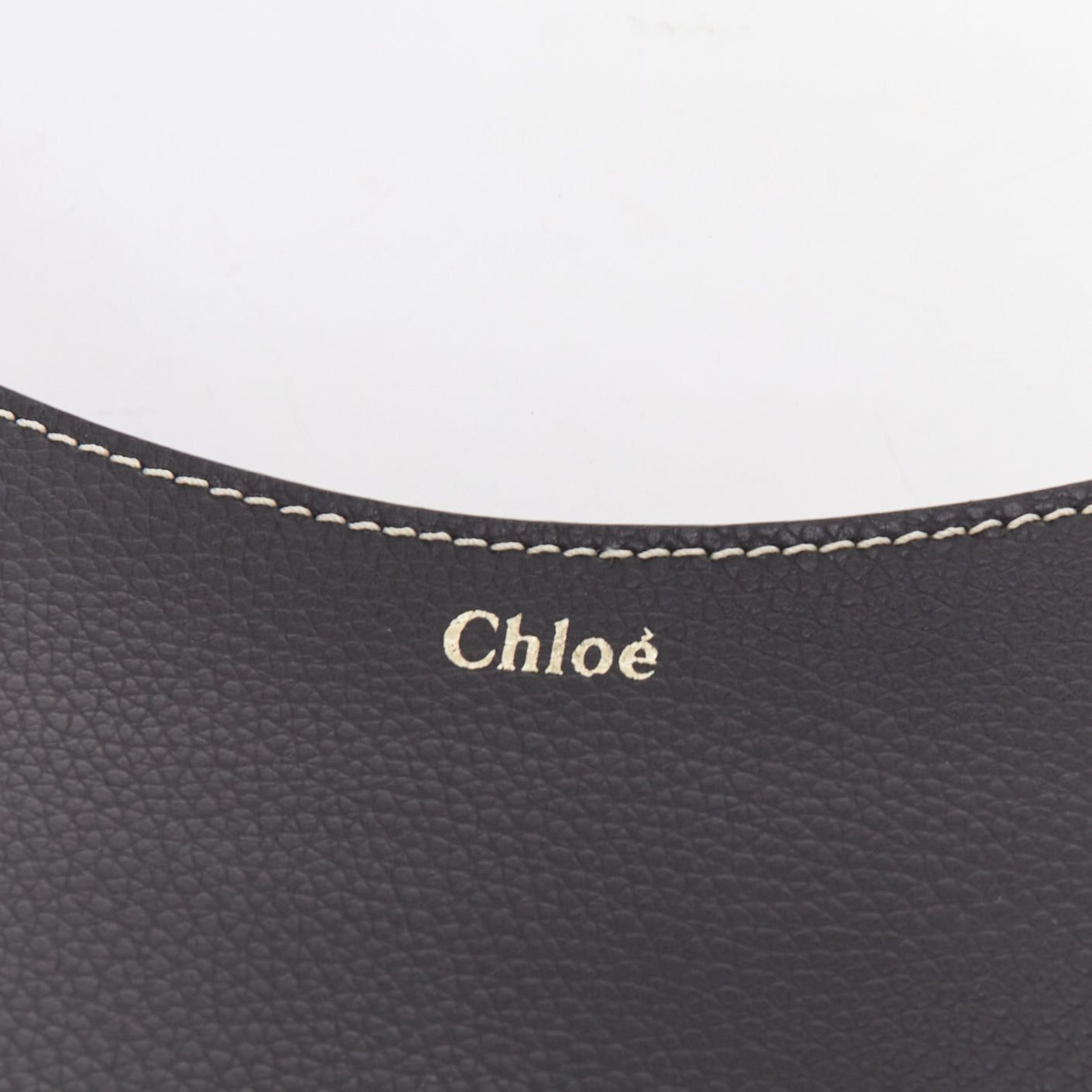 Chloe CHLOE Darryl Hobo black pebbled leather braided side shoulder bag Size ONE SIZE - 8 Thumbnail