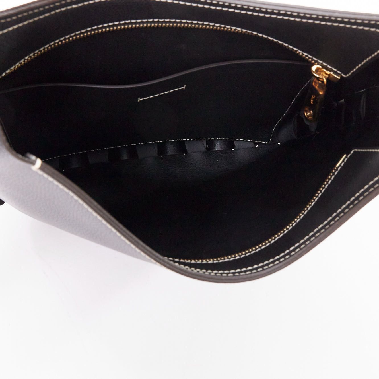 Chloe CHLOE Darryl Hobo black pebbled leather braided side shoulder bag Size ONE SIZE - 9 Thumbnail