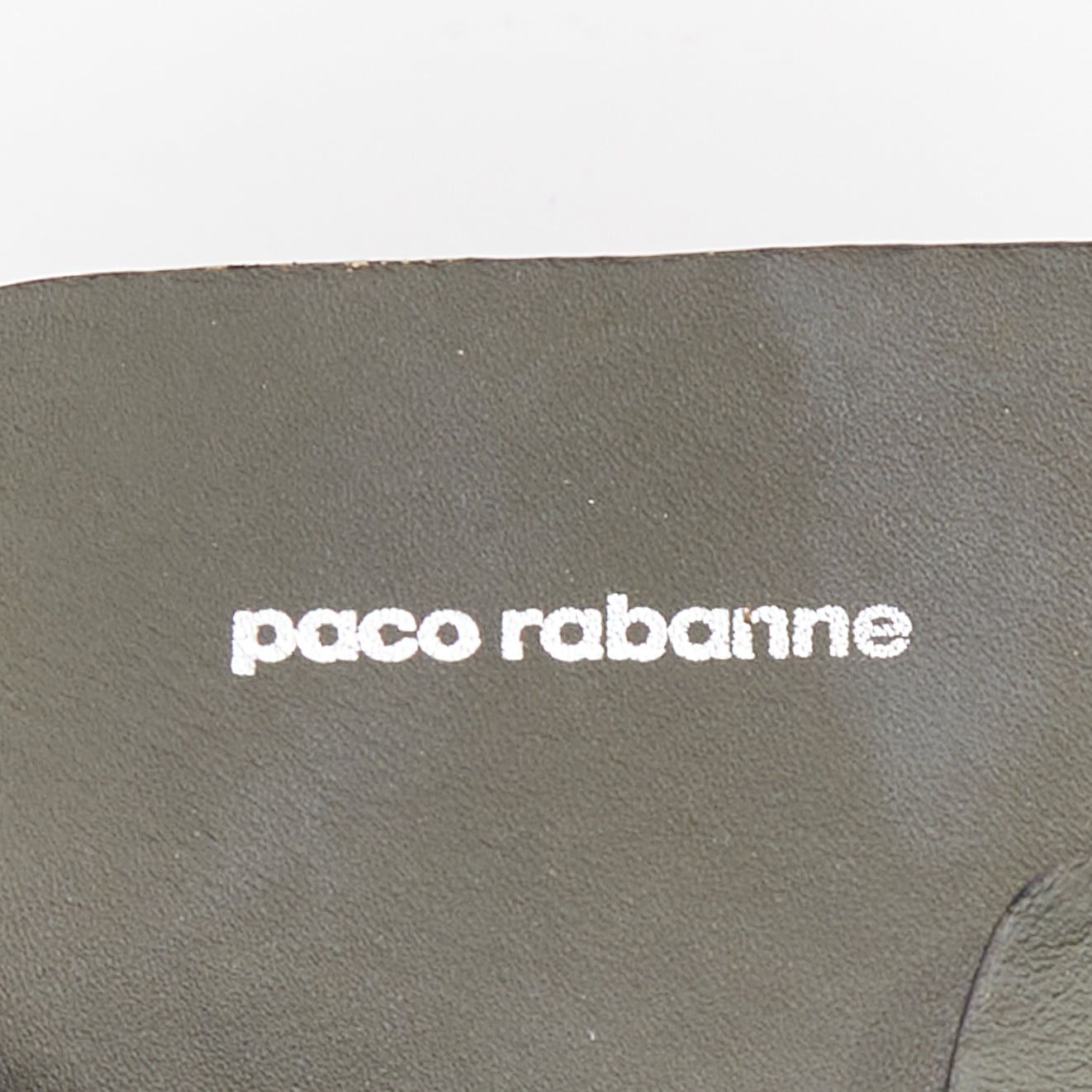 Paco Rabanne PACO RABANNE Bucket black puzzle leather patch medium shoulder bag Size ONE SIZE - 11 Thumbnail