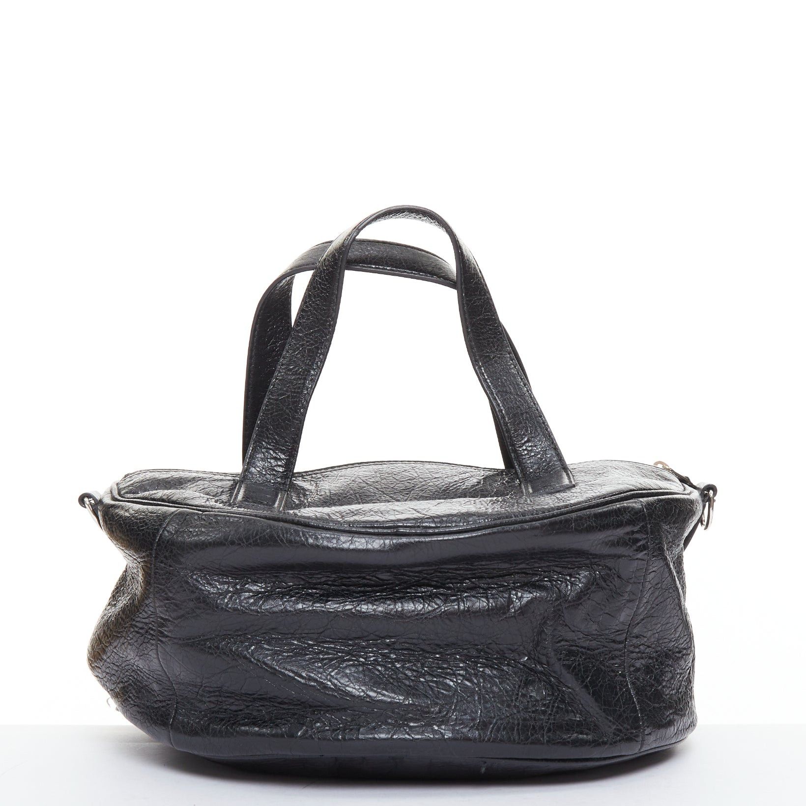 Balenciaga BALENCIAGA 2017 Arena Round Air S Hobo black leather cylinder crossbody bag Size ONE SIZE - 5 Thumbnail