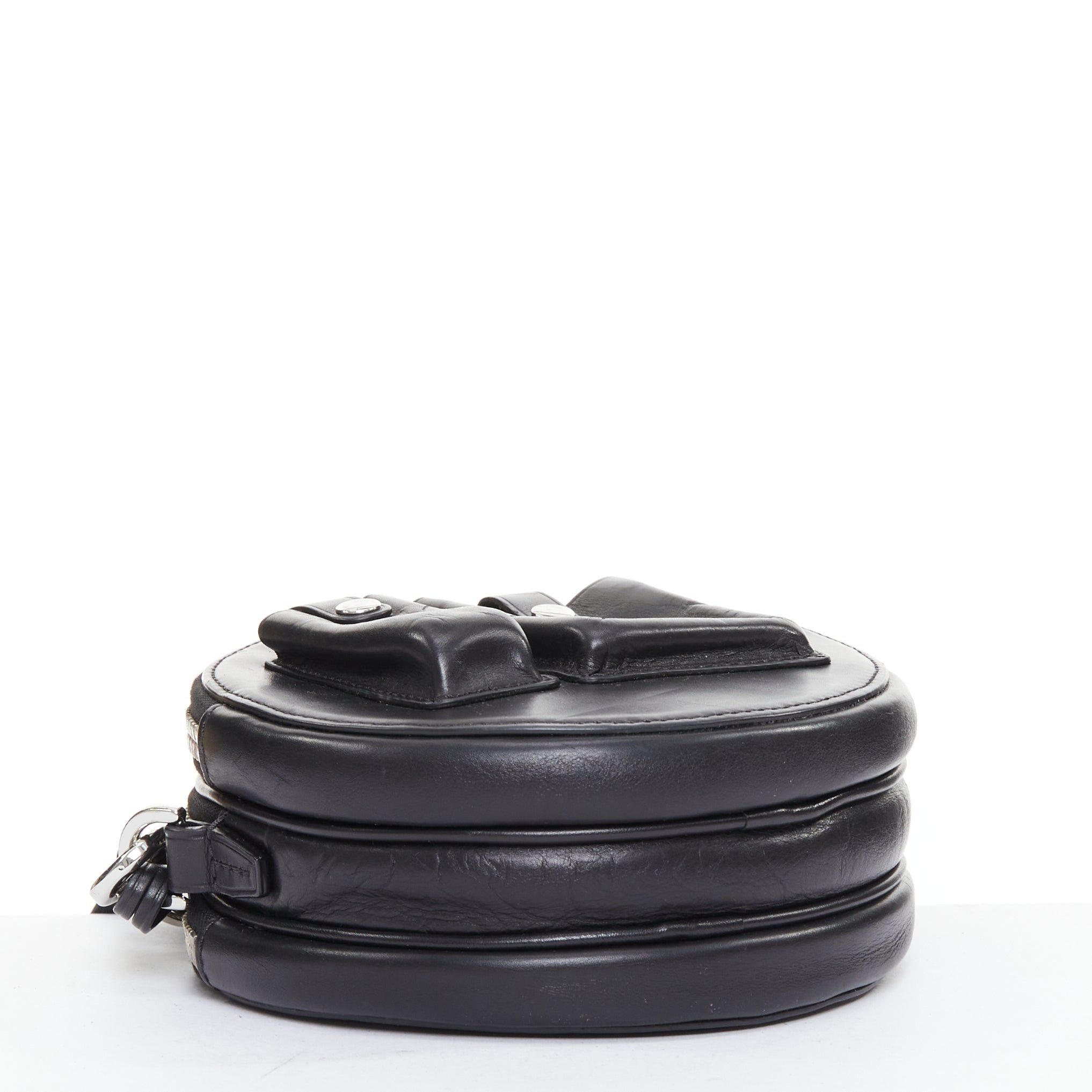 Alexander Wang ALEXANDER WANG Runway Canteen black circle multi pocket crossbody bag Size ONE SIZE - 6 Thumbnail