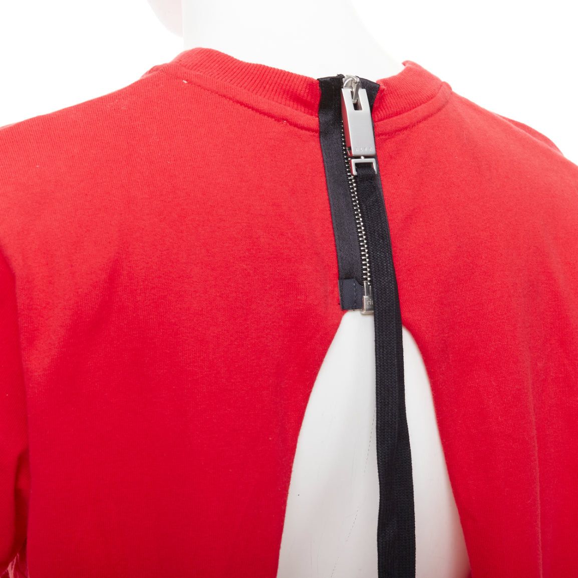 Alyx ALYX Love Chaos red cotton jewelry print open back zip tshirt S Size S / US 4 / IT 40 - 6 Thumbnail