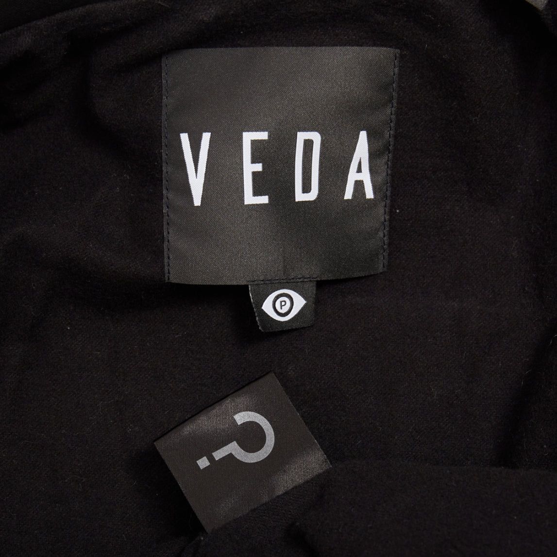 VEDA VEDA black lamb leather silver hardware zip moto biker jacket XS Size S / US 4 / IT 40 - 9 Thumbnail