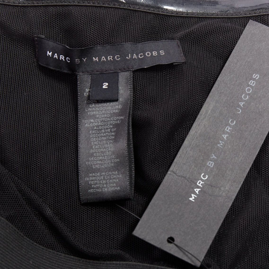 Marc by Marc Jacobs MARC BY MARC JACOBS 2008 Revolution grey wool green pleated strapless dress US2 S Size S / US 4 / IT 40 - 9 Thumbnail