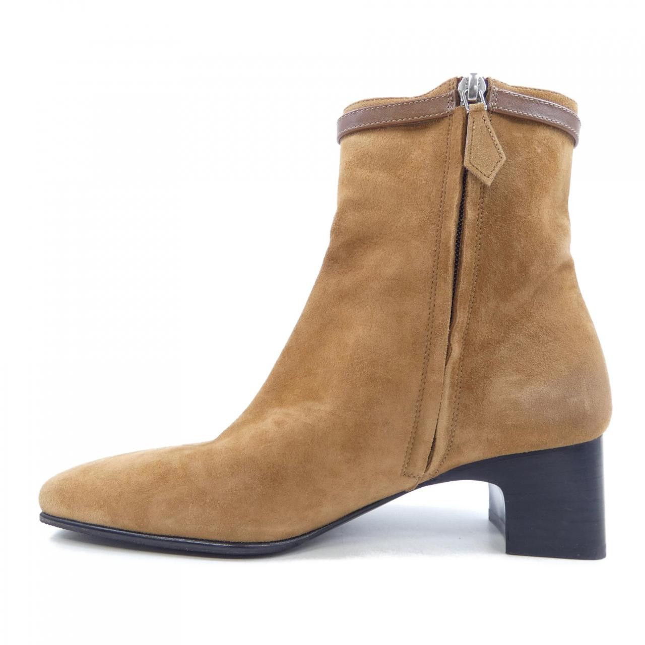 Hermes Hermes Hermes Chevre Velours Calfskin Boots Leather Shoes DUTY FREE for USA Size ONE SIZE - 2 Thumbnail