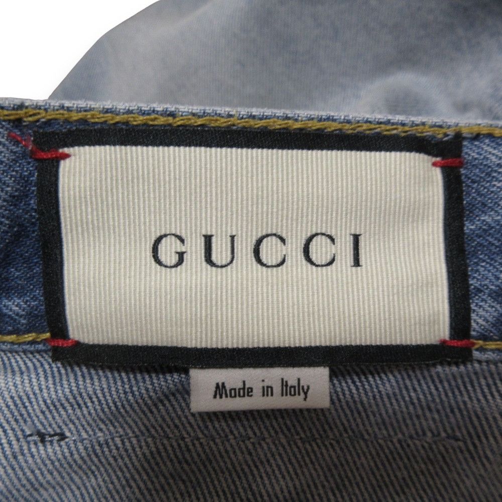 Gucci Gucci Gucci 623953 Denim Pants Denim Jeans 623953 DUTY FREE for USA Size ONE SIZE - 10 Thumbnail