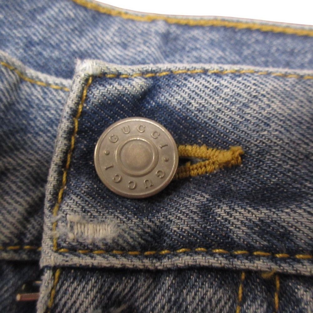 Gucci Gucci Gucci 623953 Denim Pants Denim Jeans 623953 DUTY FREE for USA Size ONE SIZE - 3 Thumbnail