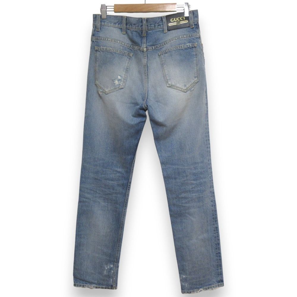 Gucci Gucci Gucci 623953 Denim Pants Denim Jeans 623953 DUTY FREE for USA Size ONE SIZE - 2 Thumbnail