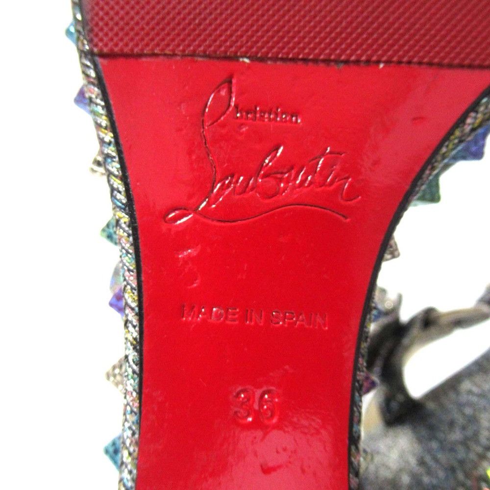 Christian Louboutin Christian Louboutin Christian Louboutin CATACLOU Wedge Sandals Leather Shoes DUTY FREE for USA Size ONE SIZE - 9 Thumbnail