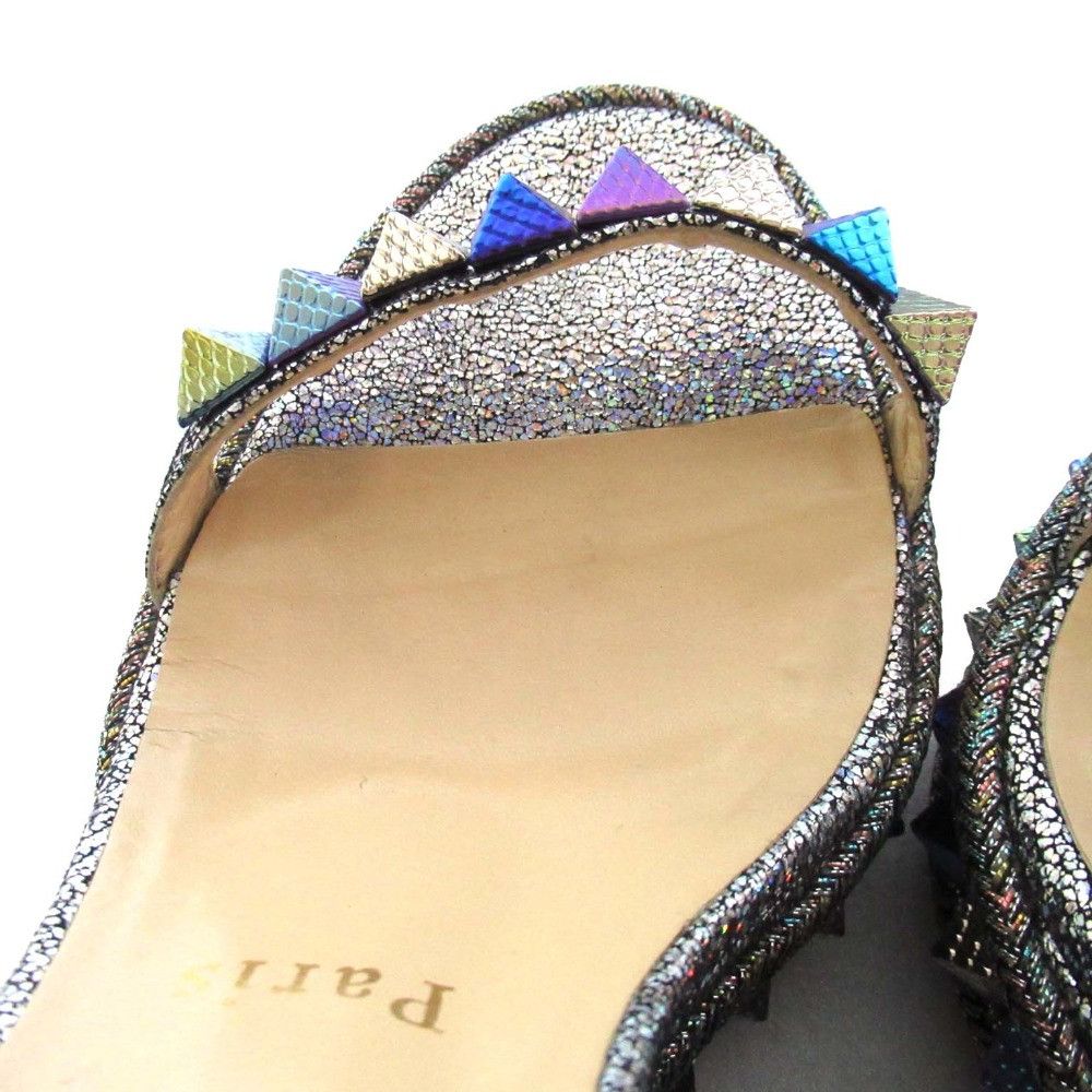 Christian Louboutin Christian Louboutin Christian Louboutin CATACLOU Wedge Sandals Leather Shoes DUTY FREE for USA Size ONE SIZE - 6 Thumbnail
