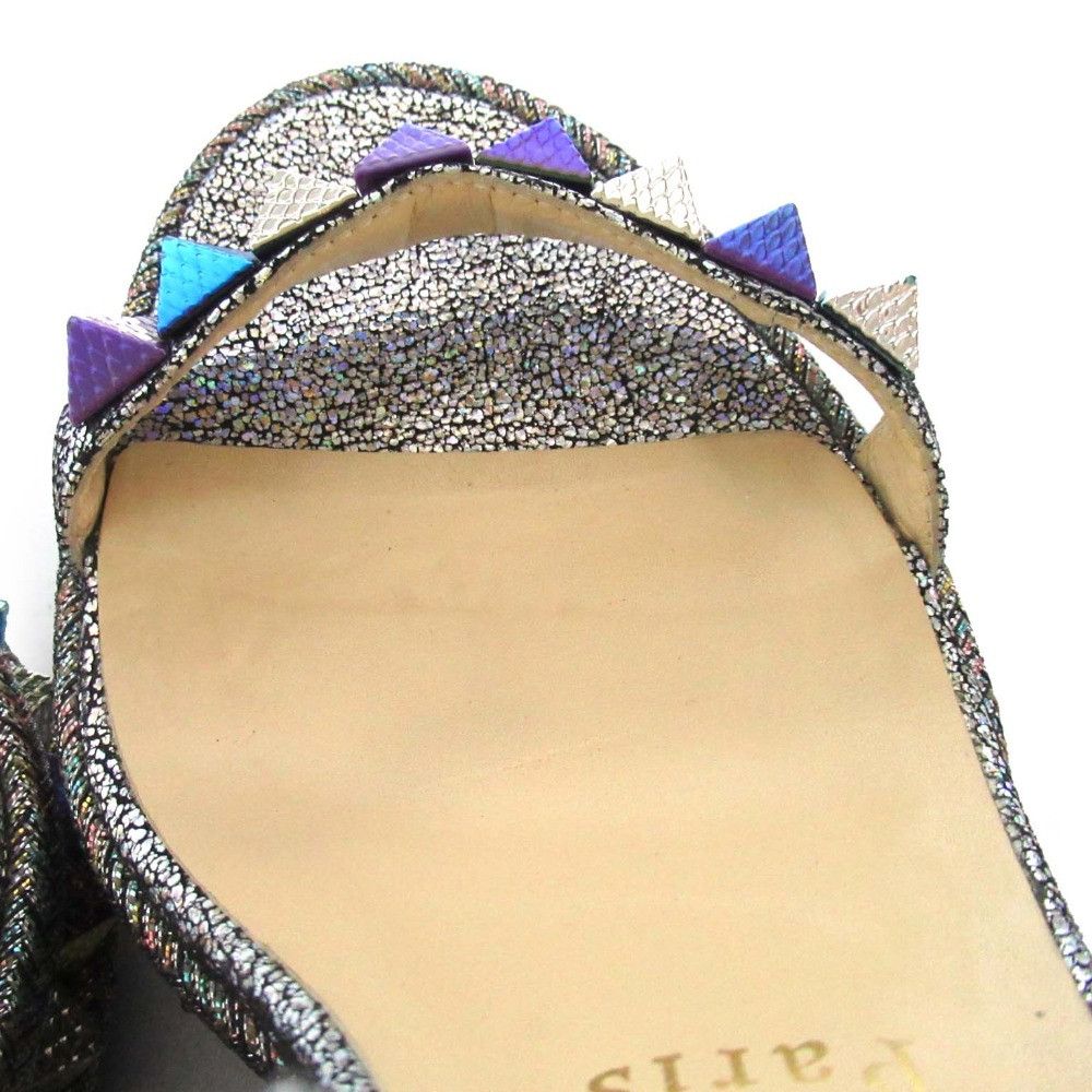 Christian Louboutin Christian Louboutin Christian Louboutin CATACLOU Wedge Sandals Leather Shoes DUTY FREE for USA Size ONE SIZE - 7 Thumbnail