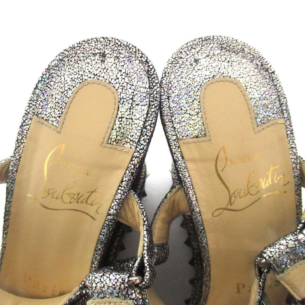 Christian Louboutin Christian Louboutin Christian Louboutin CATACLOU Wedge Sandals Leather Shoes DUTY FREE for USA Size ONE SIZE - 5 Thumbnail