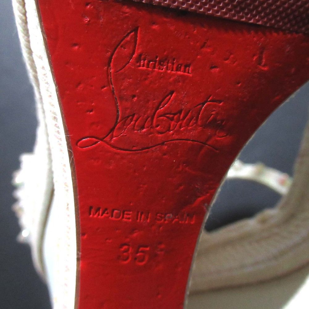Christian Louboutin Christian Louboutin Christian Louboutin MADMONICA 2way wedge sandal Leather Shoes MADMONICA 120 DUTY FREE for USA Size ONE SIZE - 12 Thumbnail