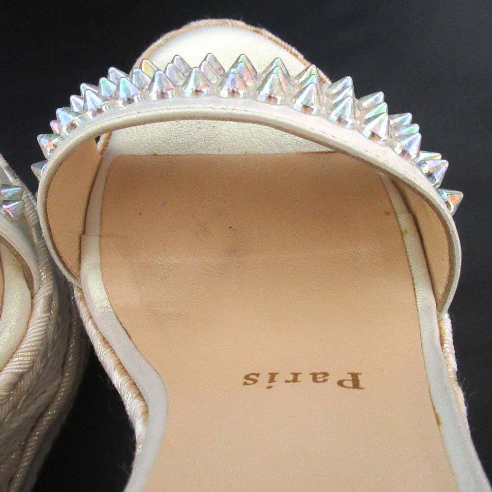 Christian Louboutin Christian Louboutin Christian Louboutin MADMONICA 2way wedge sandal Leather Shoes MADMONICA 120 DUTY FREE for USA Size ONE SIZE - 8 Thumbnail