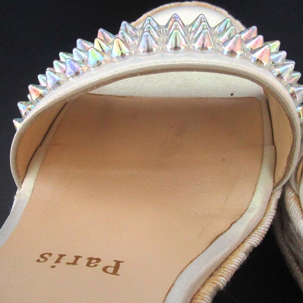 Christian Louboutin Christian Louboutin Christian Louboutin MADMONICA 2way wedge sandal Leather Shoes MADMONICA 120 DUTY FREE for USA Size ONE SIZE - 7 Thumbnail