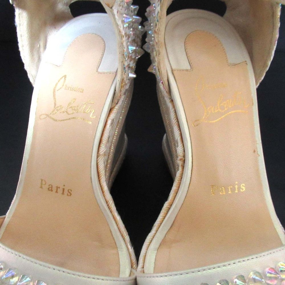 Christian Louboutin Christian Louboutin Christian Louboutin MADMONICA 2way wedge sandal Leather Shoes MADMONICA 120 DUTY FREE for USA Size ONE SIZE - 6 Thumbnail