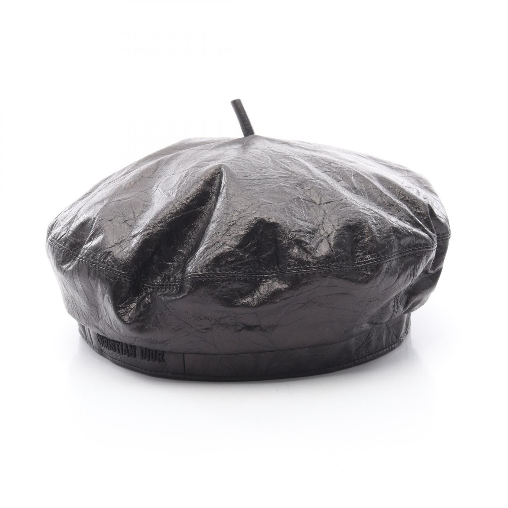 Dior Dior Dior Leather Hat Leather Hats 42DAC910A70090058 DUTY FREE for USA Size ONE SIZE - 2 Thumbnail