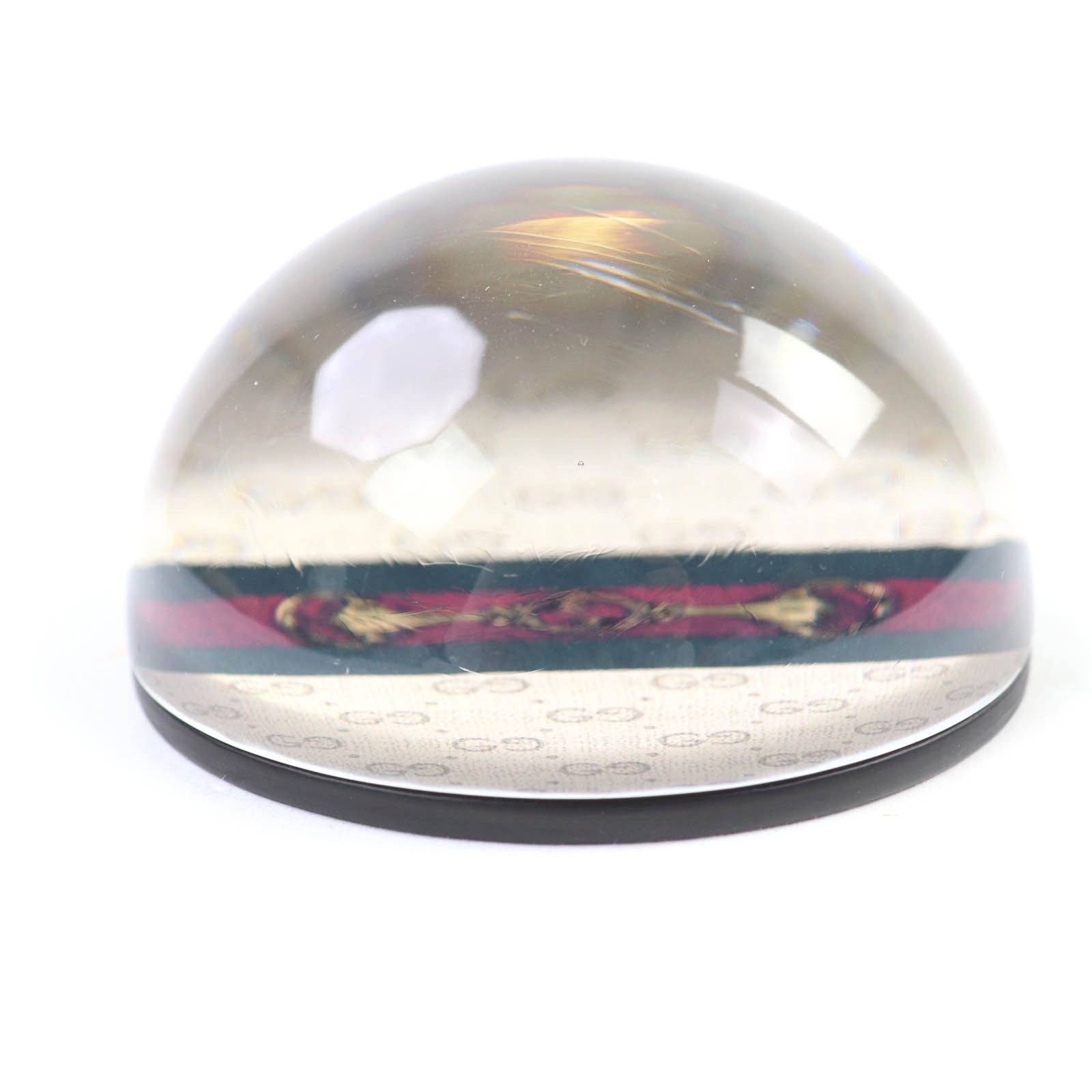 Gucci Gucci Gucci Horsebit Sherry Line Interlocking G Glass Paperweight Glass Other DUTY FREE for USA Size ONE SIZE - 3 Thumbnail