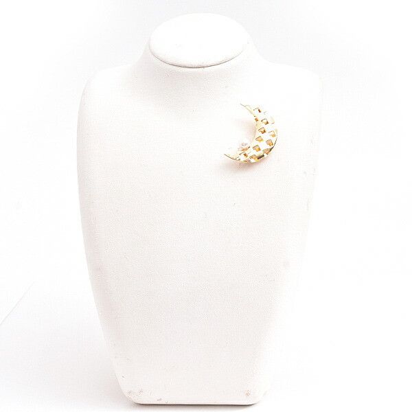 Mikimoto Mikimoto MIKIMOTO 1P Pearl Au750 Brooch Crocodile skin Brooch DUTY FREE for USA Size ONE SIZE - 7 Thumbnail